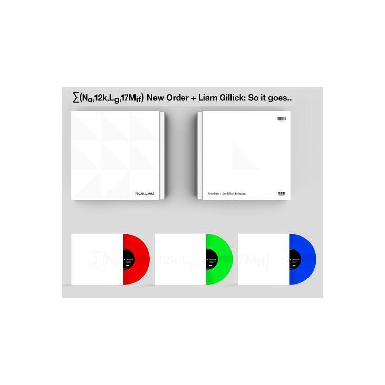 NEW ORDER - (no,12k,Lg,17mif) New Order + Liam Gillick: So It Goes... (Limited Coloured Vinyl)