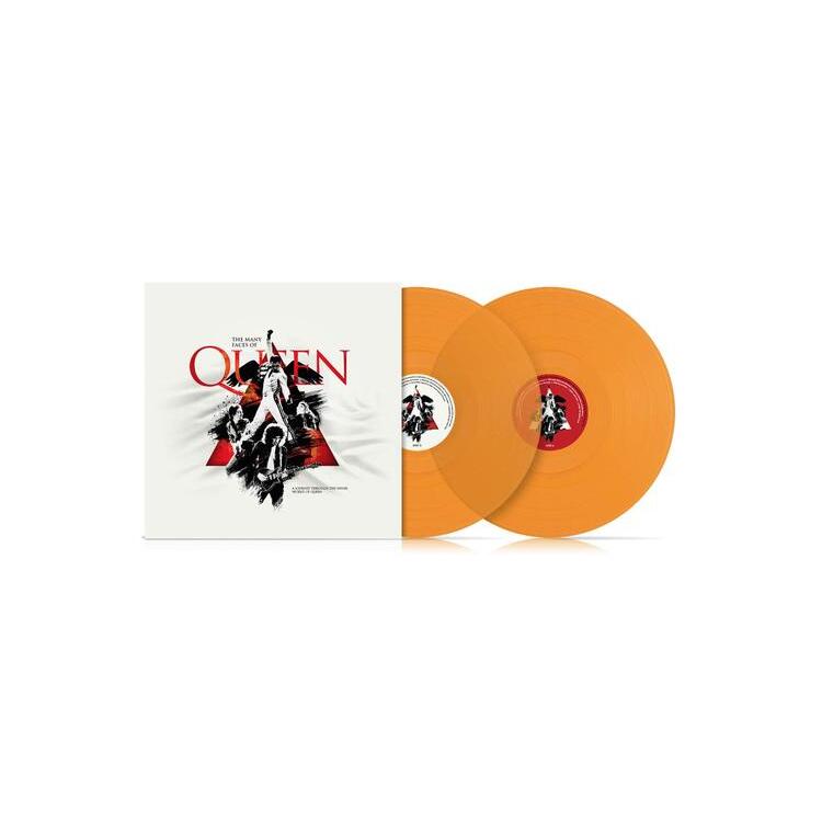QUEEN - Many Faces Of Queen (Limited Edition Transparent Orange Vinyl), The