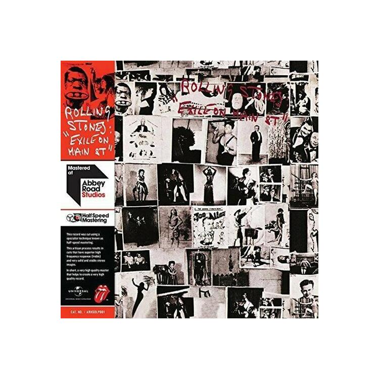 THE ROLLING STONES - Exile On Main Street (Remastered - Half-speed 180 Gram Vinyl)