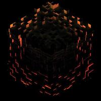 C418 - Minecraft Volume Beta ('fire' Splatter Vinyl With Lenticular Cover)