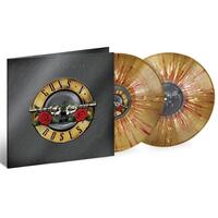GUNS N ROSES - Greatest Hits (Limited Gold, White & Red Splatter Coloured Vinyl)