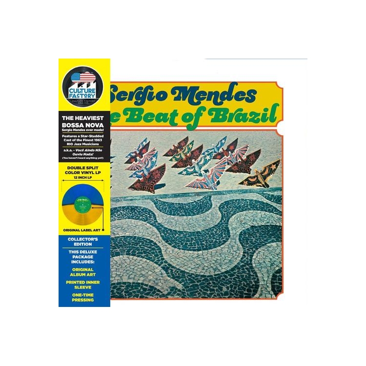 SERGIO MENDES - Beat Of Brazil, The (Limited Yellow & Blue Bicolour Vinyl)