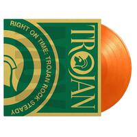 VARIOUS ARTISTS - Right On Time: Trojan Rock Steady (Limited Orange Coloured Vinyl)