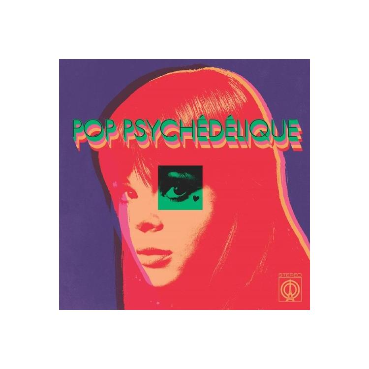VARIOUS ARTISTS - Pop Psychedelique (The Best Of French Psychedelic Pop 1964-2019) (Yellow Vinyl Repress)