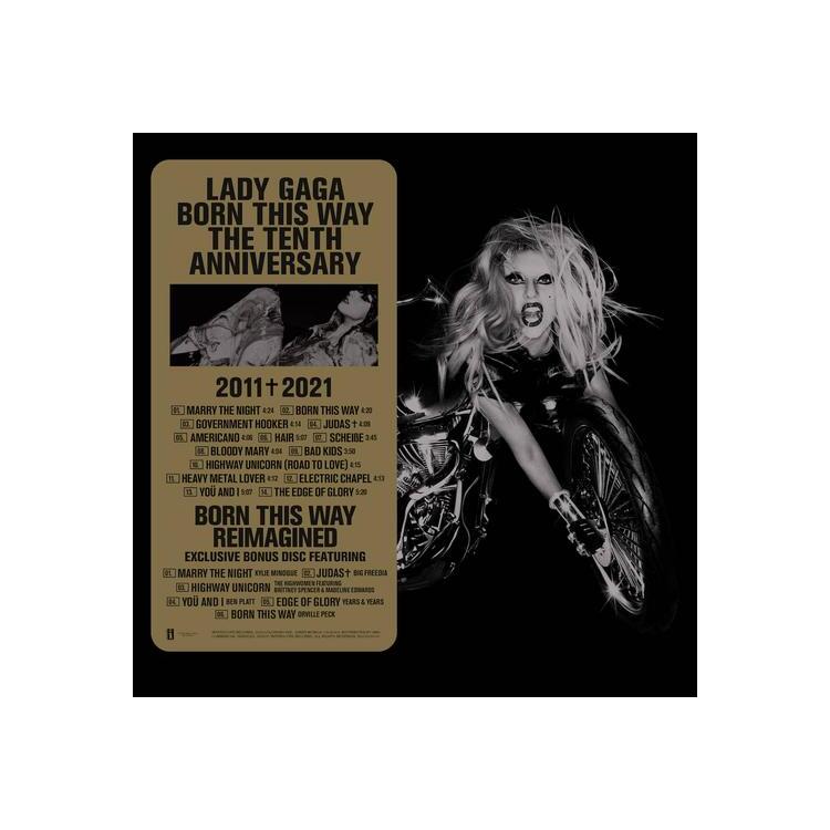 LADY GAGA - Born This Way: Tenth Anniversary + Reimagined (Vinyl)