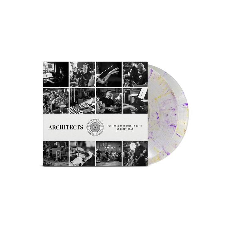 ARCHITECTS - For Those That Wish To Exist At Abbey Road (Clear With Yellow Purple Splatter)