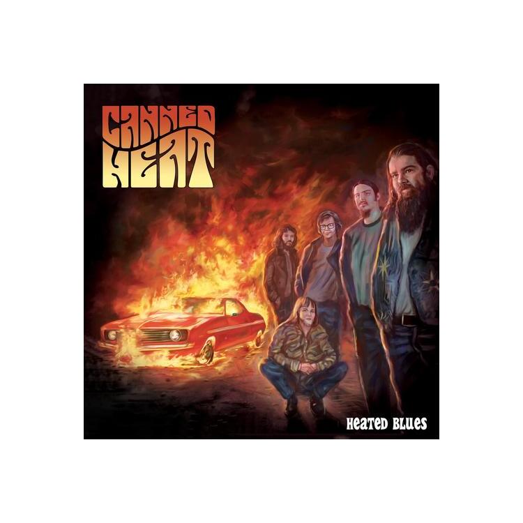 CANNED HEAT - Heated Blues (Red & Yellow Splatter)