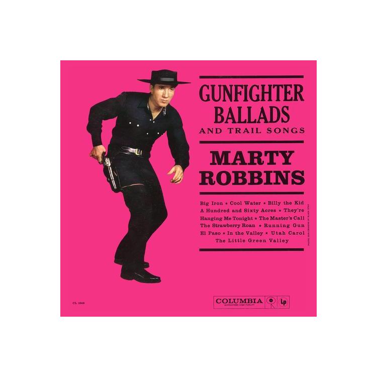 MARTY ROBBINS - Sings Gunfighter Ballads And Trail Songs (Limited Clear With Black Gunsmoke Swirl Coloured Vinyl)