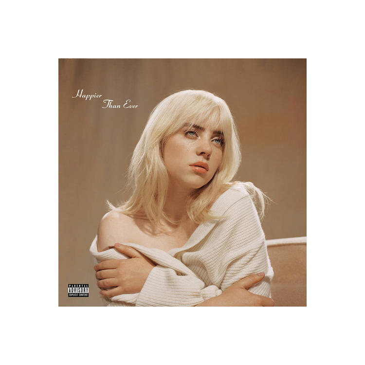 BILLIE EILISH - Happier Than Ever (Rsd Black Friday 2022 - Recycled Black Vinyl, Rainbow Foil Jacket, Lithograph Print, Indie-exclusive)