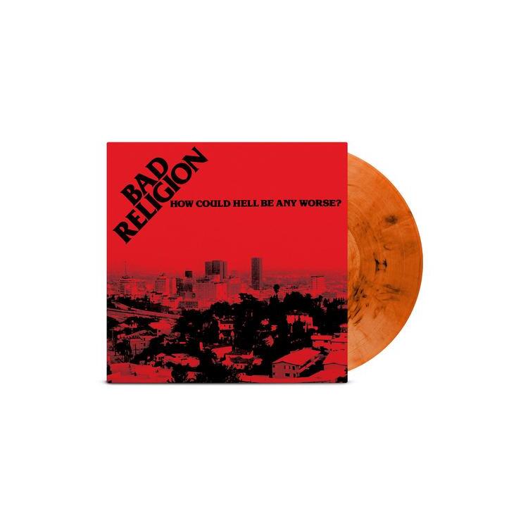 BAD RELIGION - How Could Hell Be Any Worse? (Translucent Orange W/black Marble Rocket Exclusive Anniversary Edition)