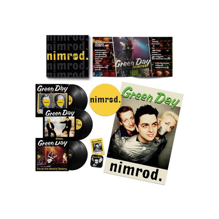 GREEN DAY - Nimrod [5lp] (25th Anniversary Edition, Unreleased Tracks, 20 Page, 12in X 12' Book, Poster, Cloth Patch, Exclusive Slip-mat And Commemora