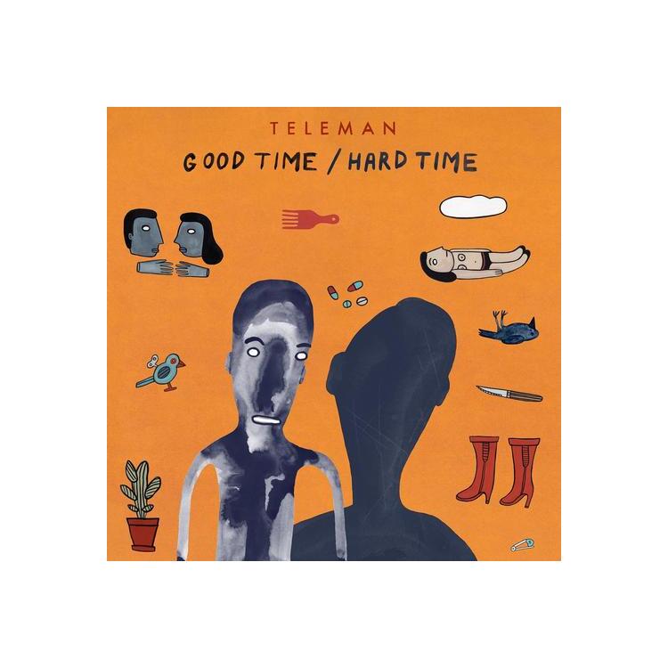 TELEMAN - Good Time / Hard Time (Limited Natural/black Colour-in-colour Vinyl)