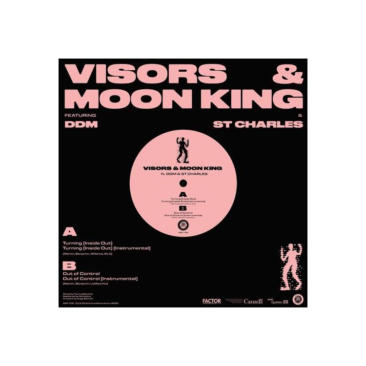 VISORS & MOON KING - Turning (Inside Out) B/w Out Of Control [12in]