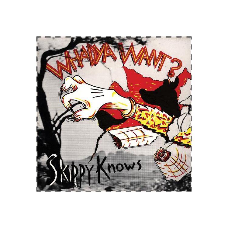 WHADYA WANT - Skippy Knows [lp] (White In Red Vinyl)