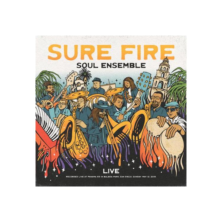 SURE FIRE SOUL ENSEMBLE - Live At Panama 66 [lp] (Clear With Orange Swirl Vinyl)