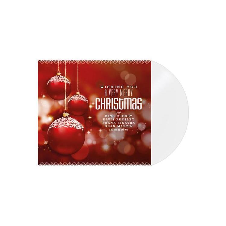 VARIOUS ARTISTS - Wishing You A Very Merry Christmas (Limited Solid White Coloured Vinyl)