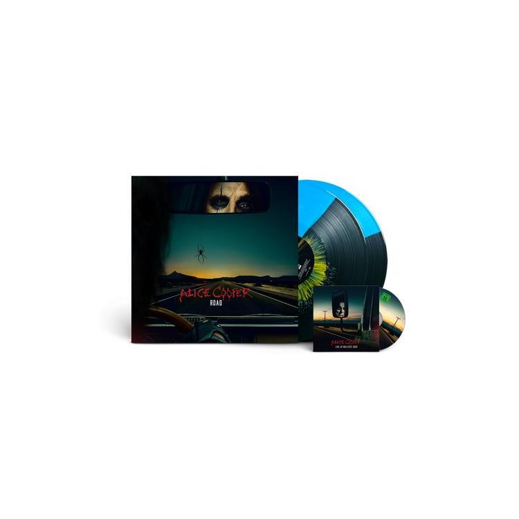ALICE COOPER - Road (Ltd. Blue/black Split With Yellow + Dvd)