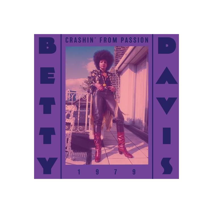 BETTY DAVIS - Crashin' From Passion (Transparent Red Vinyl)