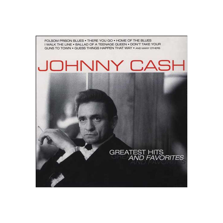 JOHNNY CASH - Greatest Hits And Favorites [2lp] (Transparent Red 180 Gram Vinyl, Limited, Import)
