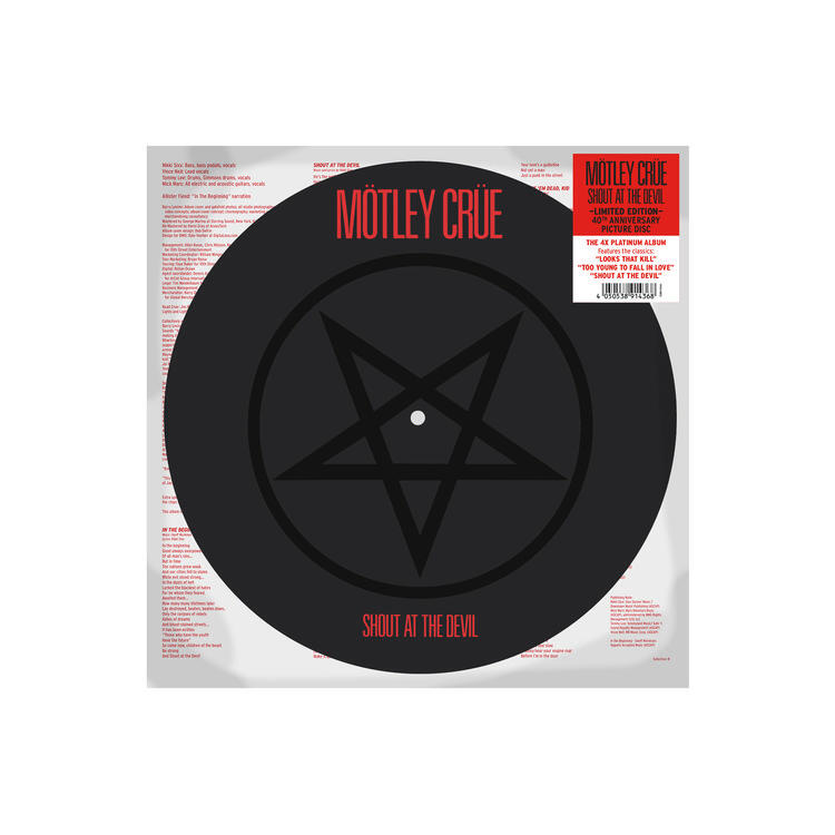 MOTLEY CRUE - Shout At The Devil: 40th Anniversary Edition (Picture Disc Vinyl)