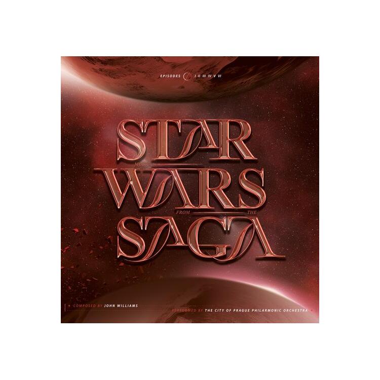 CITY OF PRAGUE PHILHARMONIC ORCHESTRA - Star Wars Saga (Coloured Vinyl)