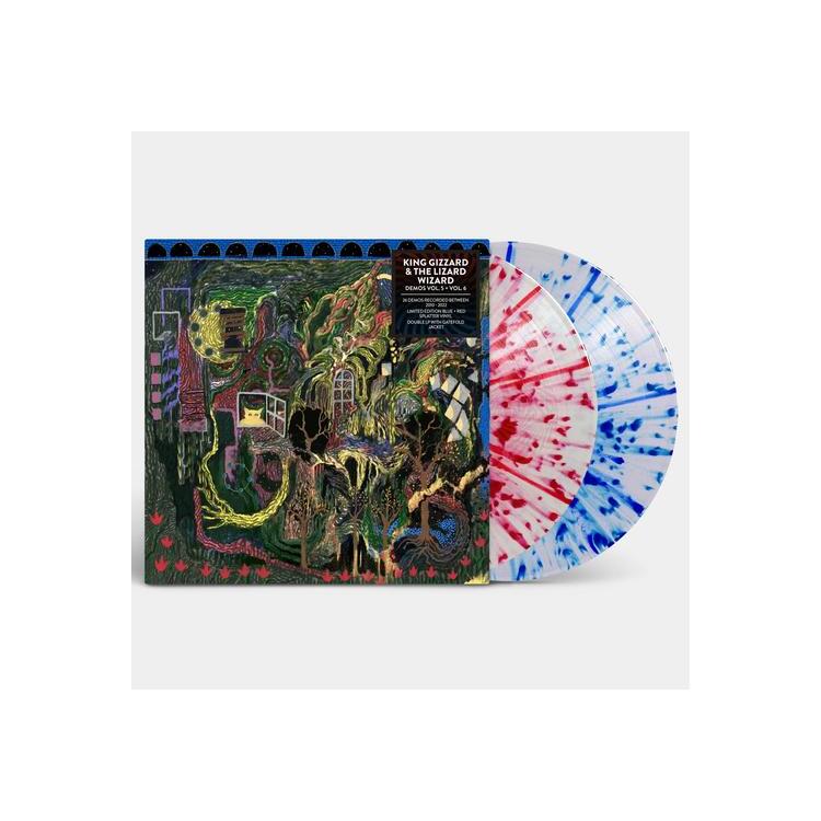 KING GIZZARD & THE LIZARD WIZARD - Demos Vol. 5 + Vol. 6 (Red & Blue Splatter Vinyl)
