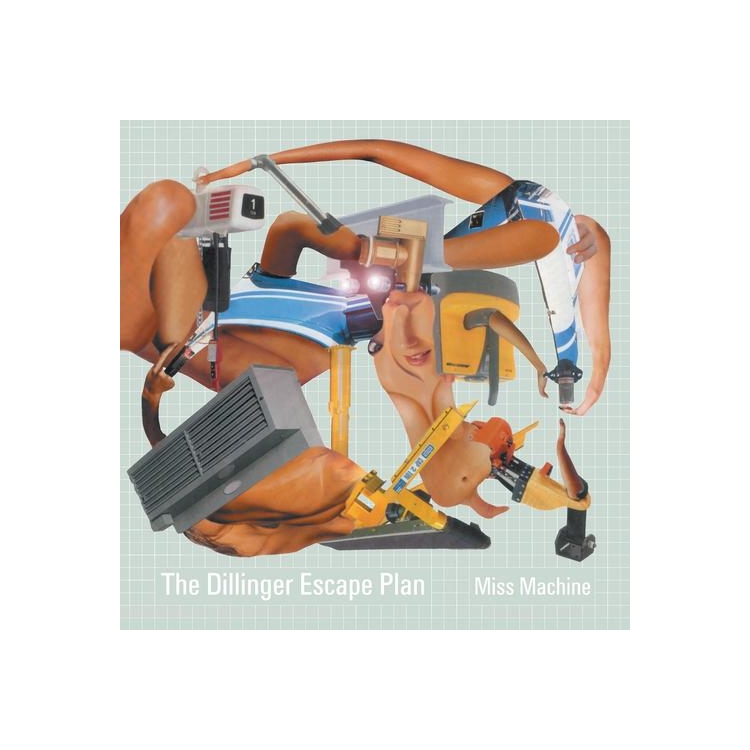 THE DILLINGER ESCAPE PLAN - Miss Machine (Green, White, Silver With Mustard, Blue, White Splatter)