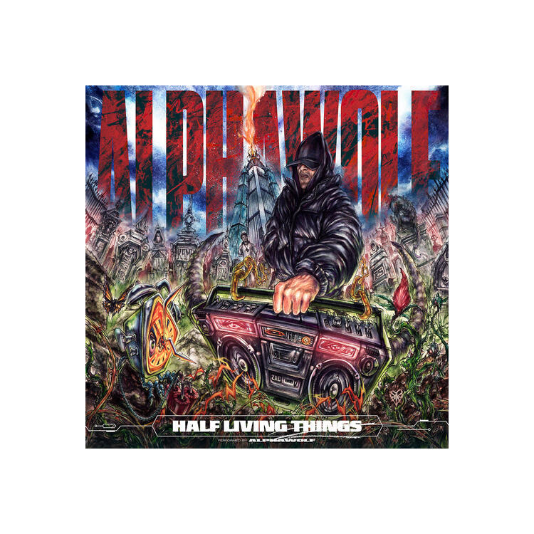 ALPHA WOLF - Half Living Things [lp] (Red Black & White Corona Vinyl)