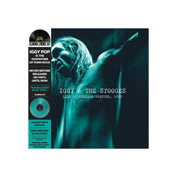 IGGY & THE STOOGES - Live At Lokerse Feesten 2005 (Limited Turquoise Vinyl)