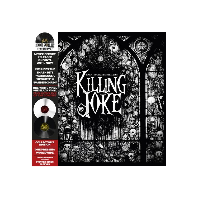 KILLING JOKE - Live At Lokerse Feesten, 2003 (Limited Black & White Double Vinyl + Dvd)