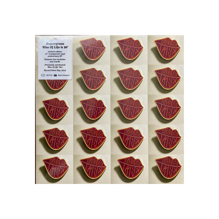 SUPERGRASS - Kiss Of Life Is 20 (Transparent Recycled 10inch) (Rsd 2024)