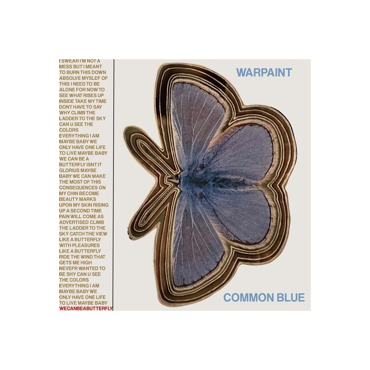 WARPAINT - Common Blue/underneath - 7' Transparent Blue Vinyl