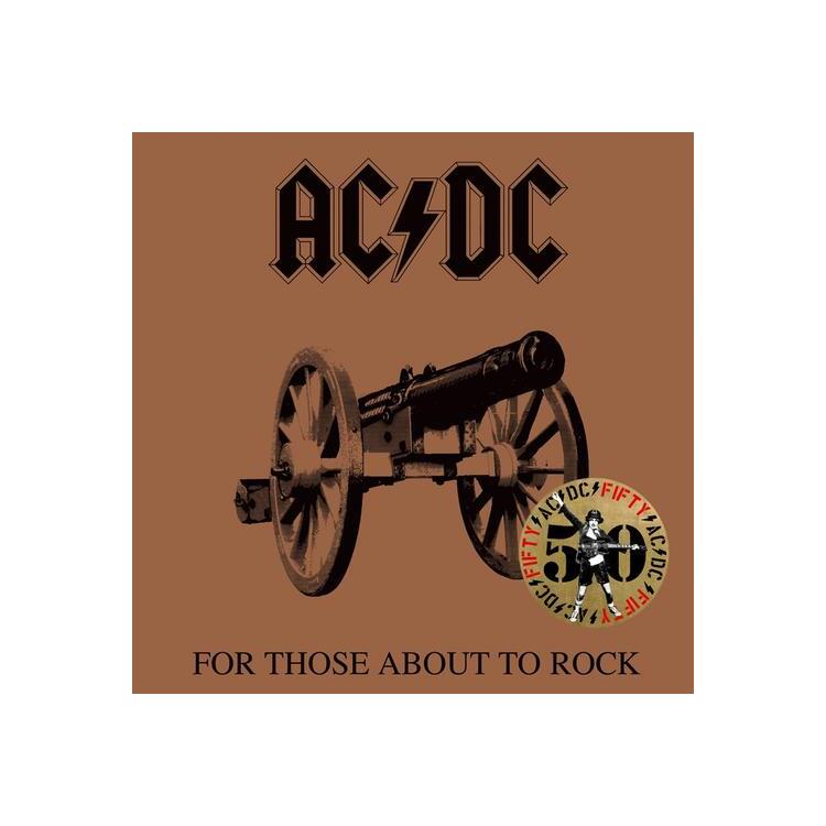 AC/DC - For Those About To Rock (50th Anniversary Gold Nugget Vinyl)