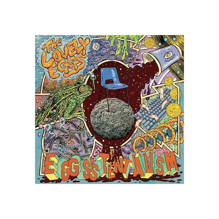 THE LOVELY EGGS - Eggsistentialism (Transparent Blue With Coffee Splatter Coloured Vinyl)