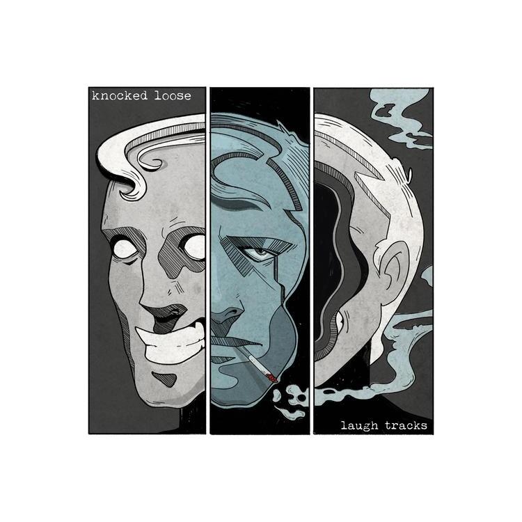 KNOCKED LOOSE - Laugh Tracks (13th Press - Silver/black Tri-stripe)