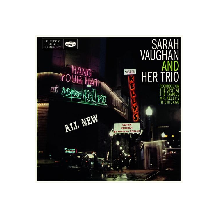 SARAH & HER TRIO VAUGHAN - At Mister Kelly's