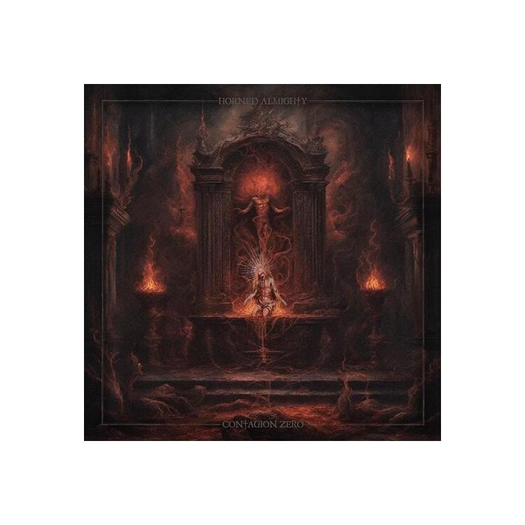 HORNED ALMIGHTY - Contagion Zero [lp] (Red/black Marbled Vinyl, Double Sided Insert, Limited)