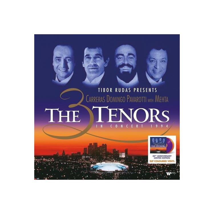 THREE TENORS - 3 Tenors In Concert 1994: 30th Anniversary Edition (Limited Purple / Orange Coloured Vinyl)