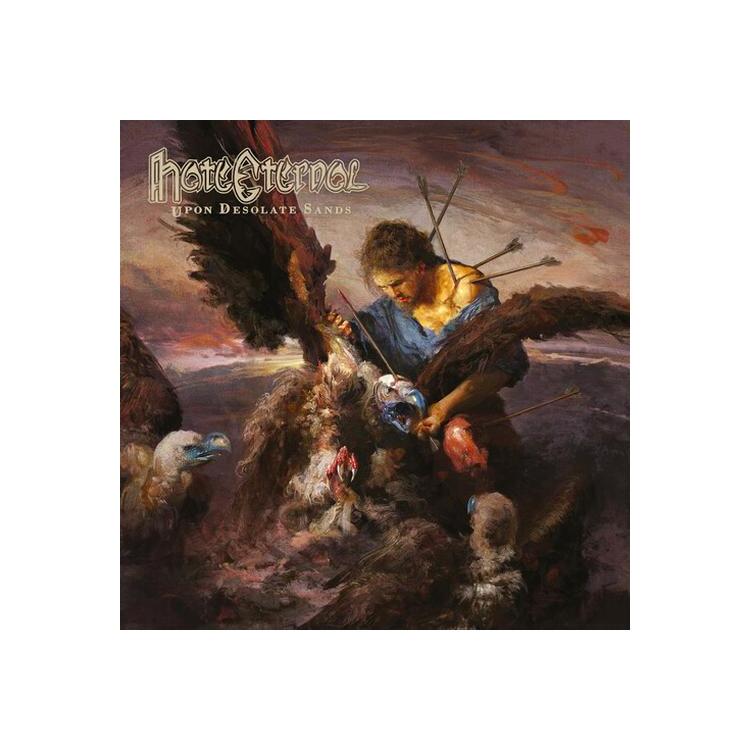 HATE ETERNAL - Upon Desolate Sands [lp] (Transparent Blue With Red Splatters Vinyl, Limited)