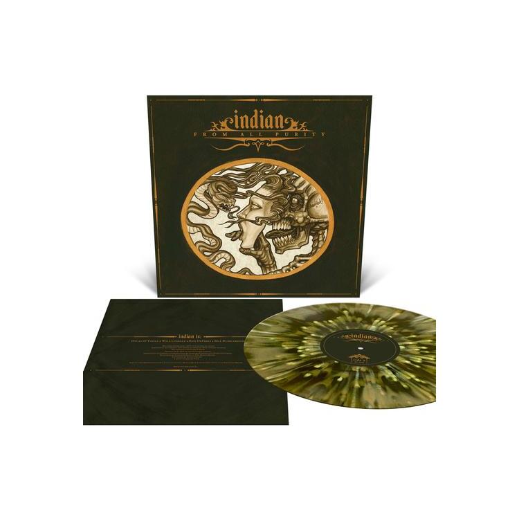 INDIAN - From All Purity (Swamp Green And Gold Merge With Splatter)