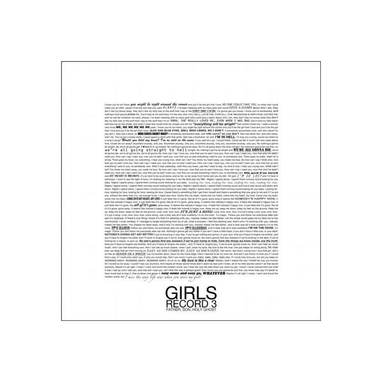 GIRLS - Fathers, Son, Holy Ghost