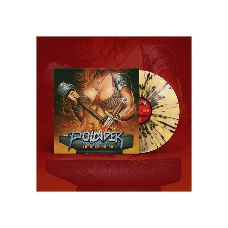 POUNDER - Tunderforged (Line Of Fire Coloured Vinyl)
