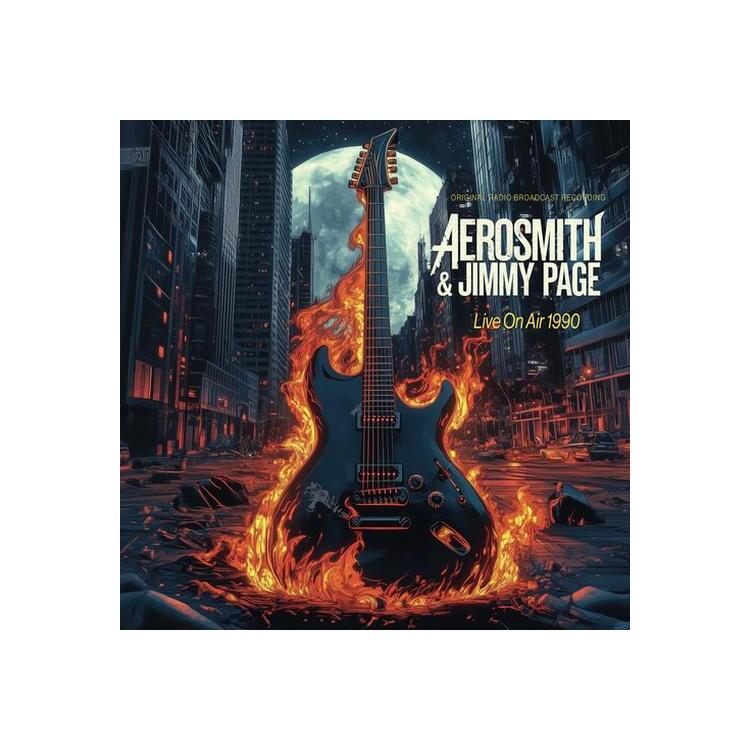AEROSMITH FEAT. JIMMY PAGE - Live On Air 1990 (Orange Vinyl)