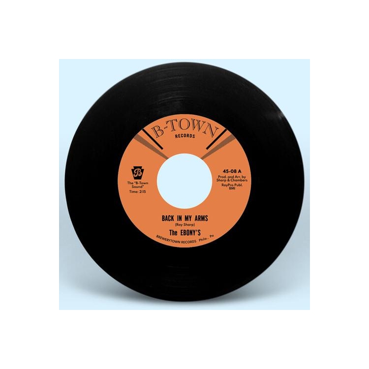 THE EBONYS - Back In My Arms B/w I Can't Help But Love You [7in]