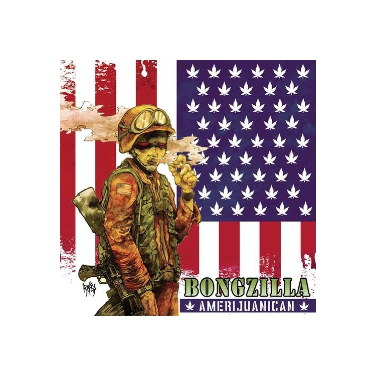 BONGZILLA - Amerijuanican (White And Green Merge Vinyl)