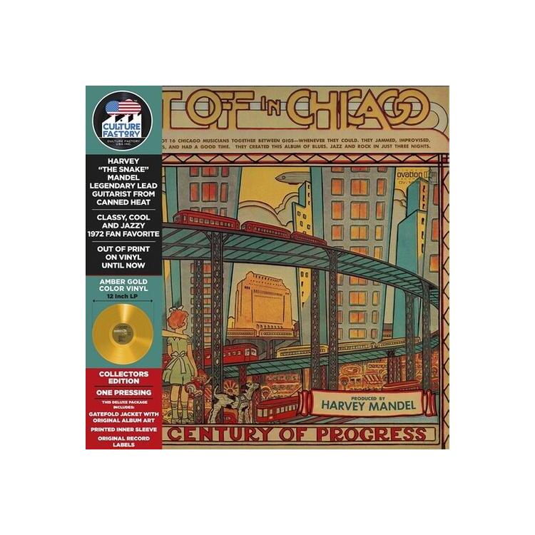HARVEY MANDEL - Get Off In Chicago - Yellow/gold