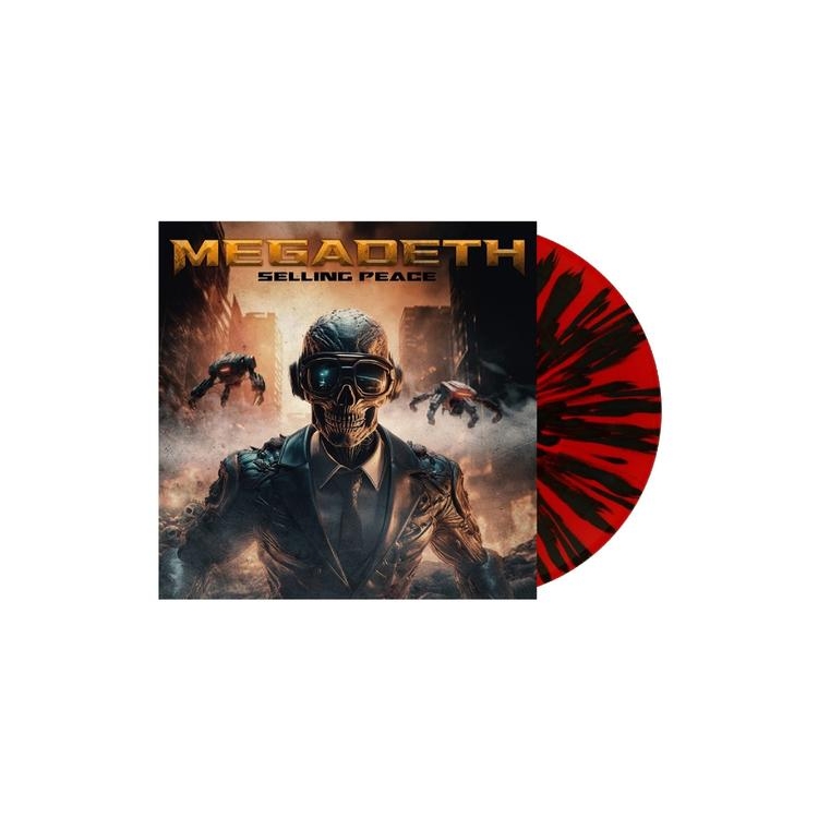 MEGADETH - Selling Peace (Red W/ Black Splatter Vinyl)