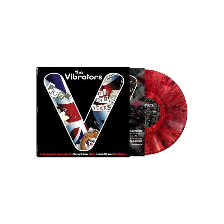 VIBRATORS - Punk: The Early Years [lp] (Red Marble Vinyl)