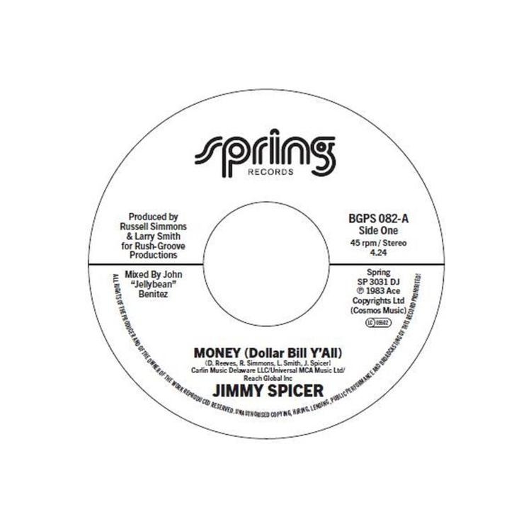 JIMMY SPICER - Money (Dollar Bill Y’all)