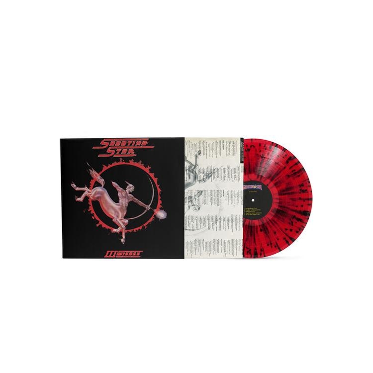 SHOOTING STAR - Iii Wishes - Red & Black Splatter